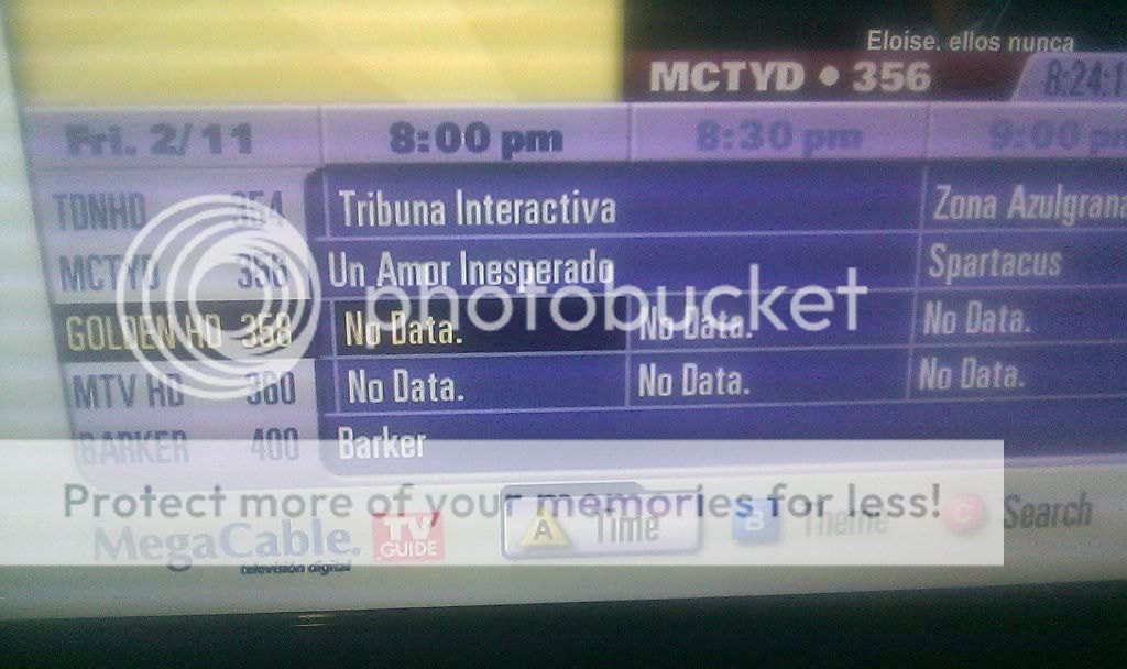 FORO DE TELEVISION POR CABLE MTV hd y Golden HD en megacable qro