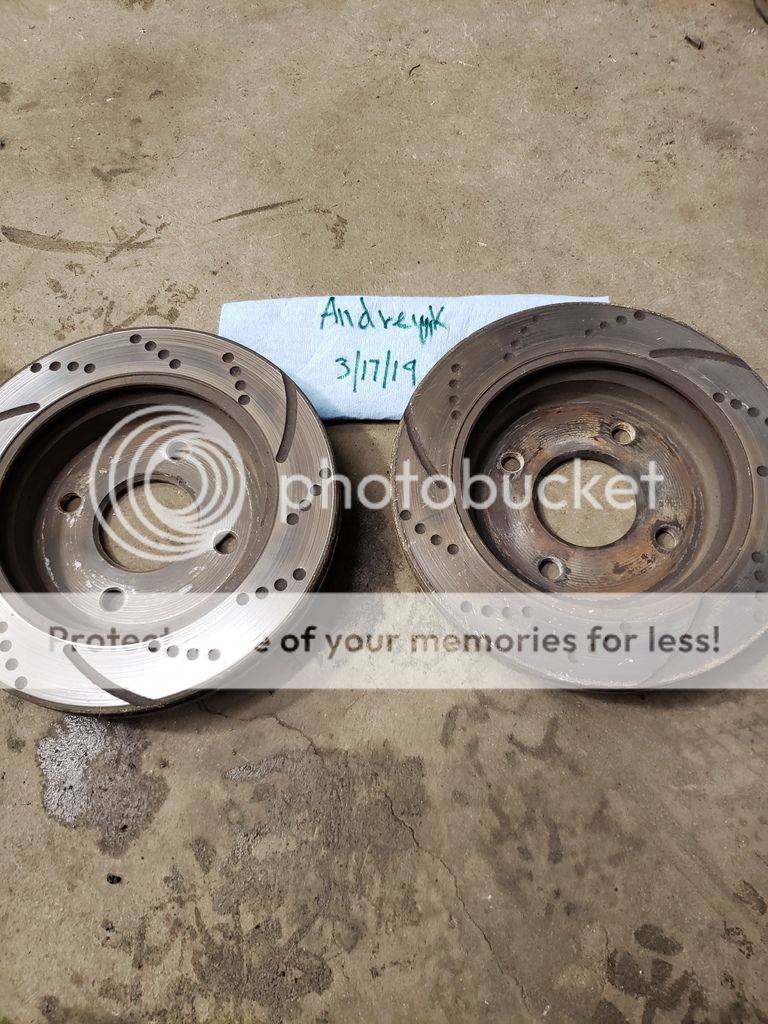 Ebc dimpled and slotted rotors rear | New Cougar Forum