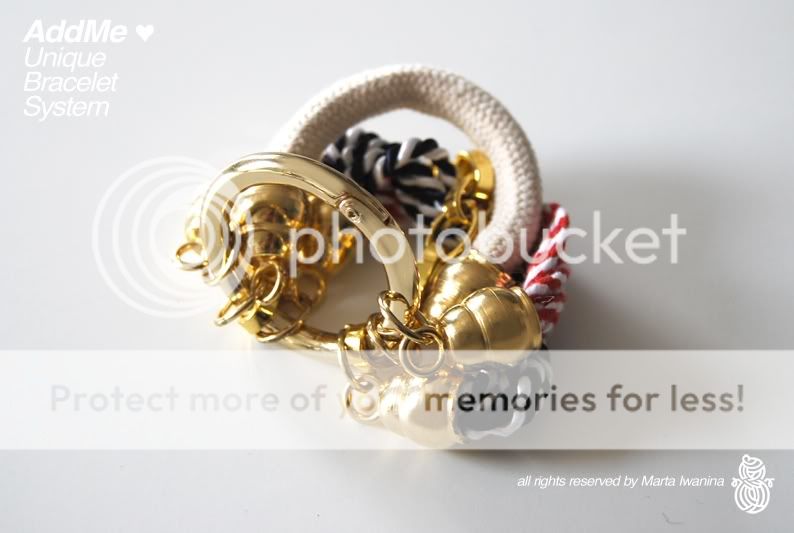 addme,add me,golden bracelt,marine roperoboty reczne,roboty r�czne,bracelet system,modular bracelet,marine bracelet,knitted bracelet,knitwear design,knitted jewellery